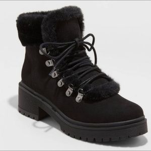 Faux fur boots size 11 New